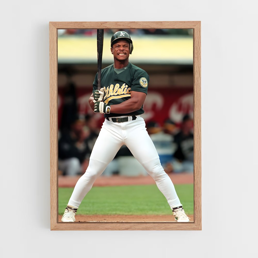 Poster The Base Stealer – affiche Baseball (vue 4)